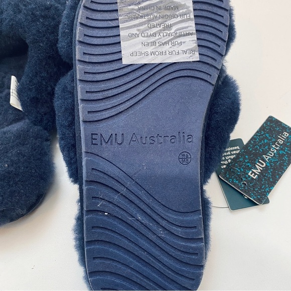 EMU Australia slippers genuine fur from sheep - Picture 7 of 8